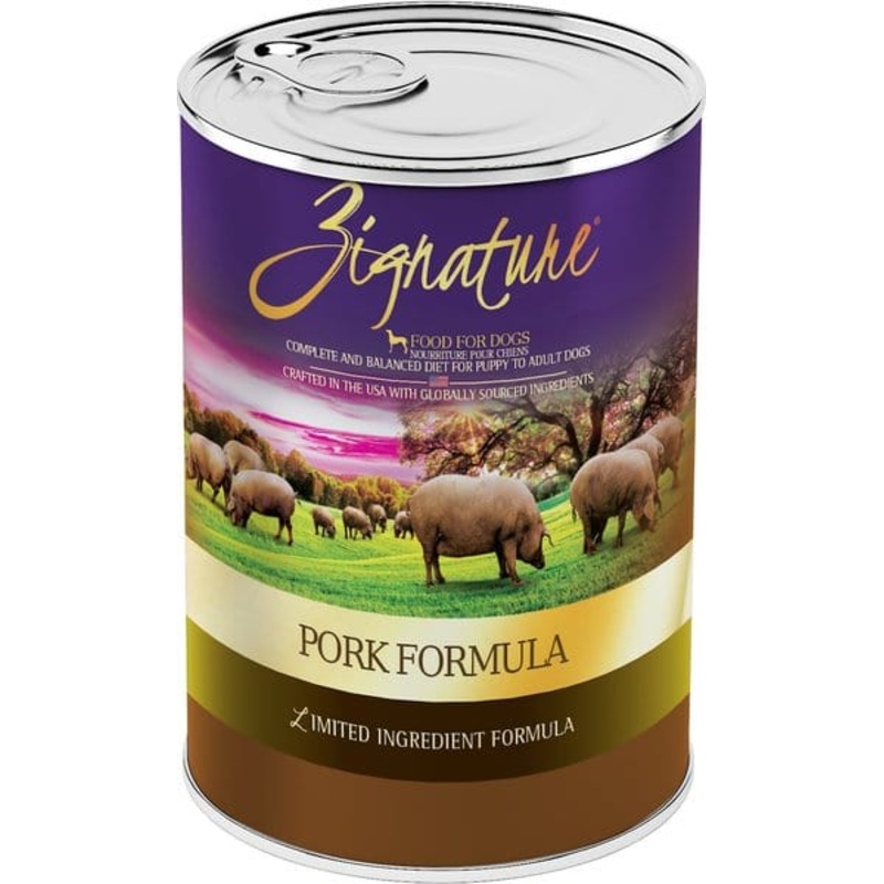 Zignature Limited Ingredient Diet Grain Free Pork Recipe Canned Dog Food
