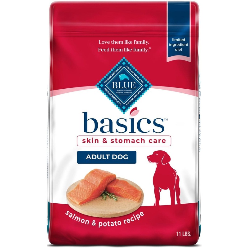 Blue Buffalo Basics Skin & Stomach Care Adult Salmon & Potato Recipe Dry Dog Food