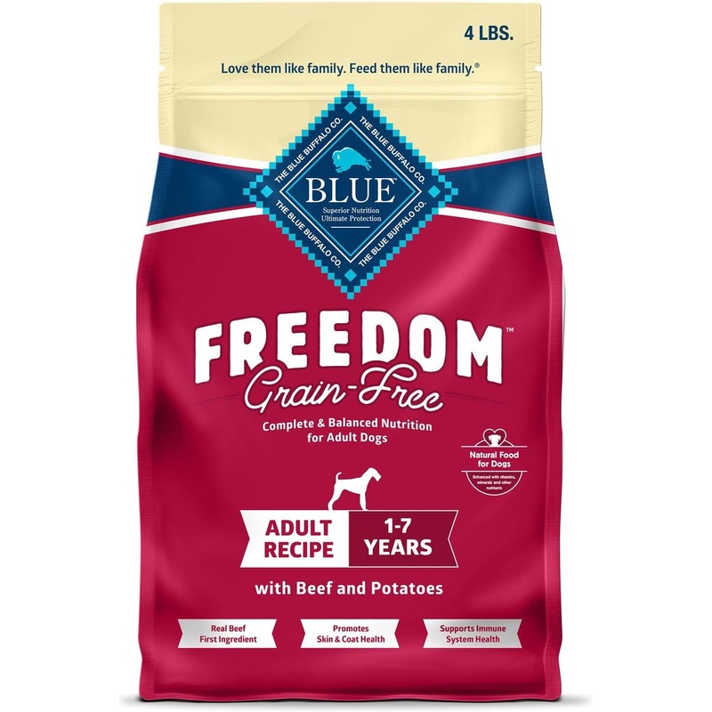 Blue Buffalo Freedom Adult Grain-Free Beef & Potatoes Dry Dog Food