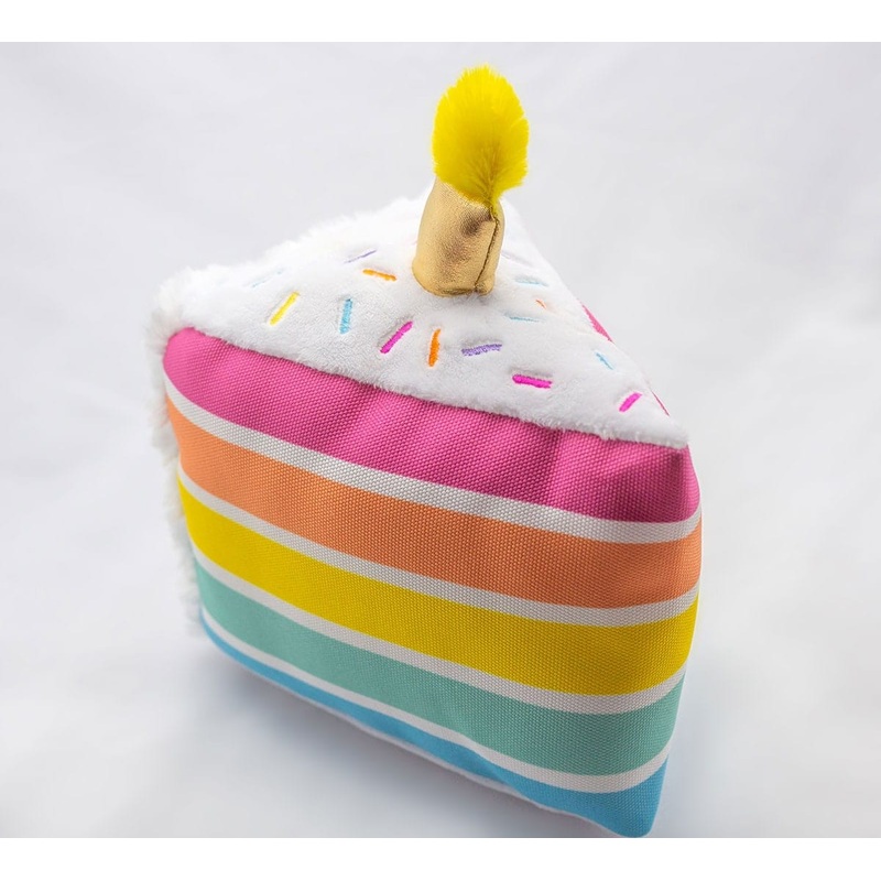 ThoozyPet Birthday Layer Cake Plush Dog Toy
