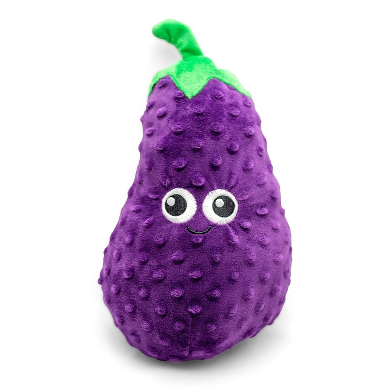 ThoozyPet Eggplant Plush Dog Toy