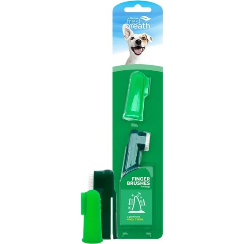TropiClean Fresh Breath Finger Brush Dog Toothbrushes