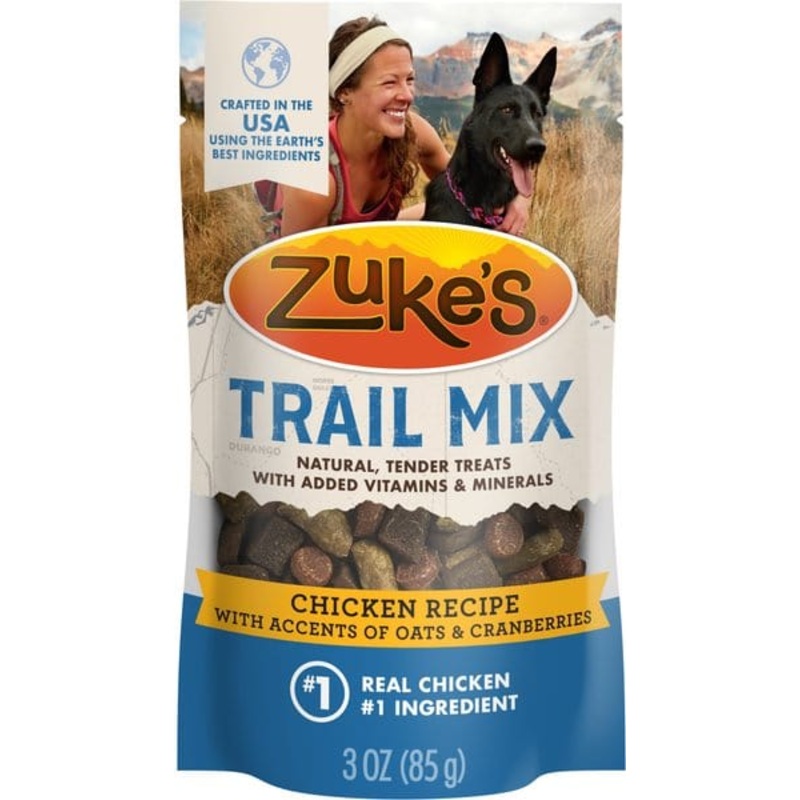 Zuke's Trail Mix Natural Chicken Recipe Soft & Chewy Dog Treats