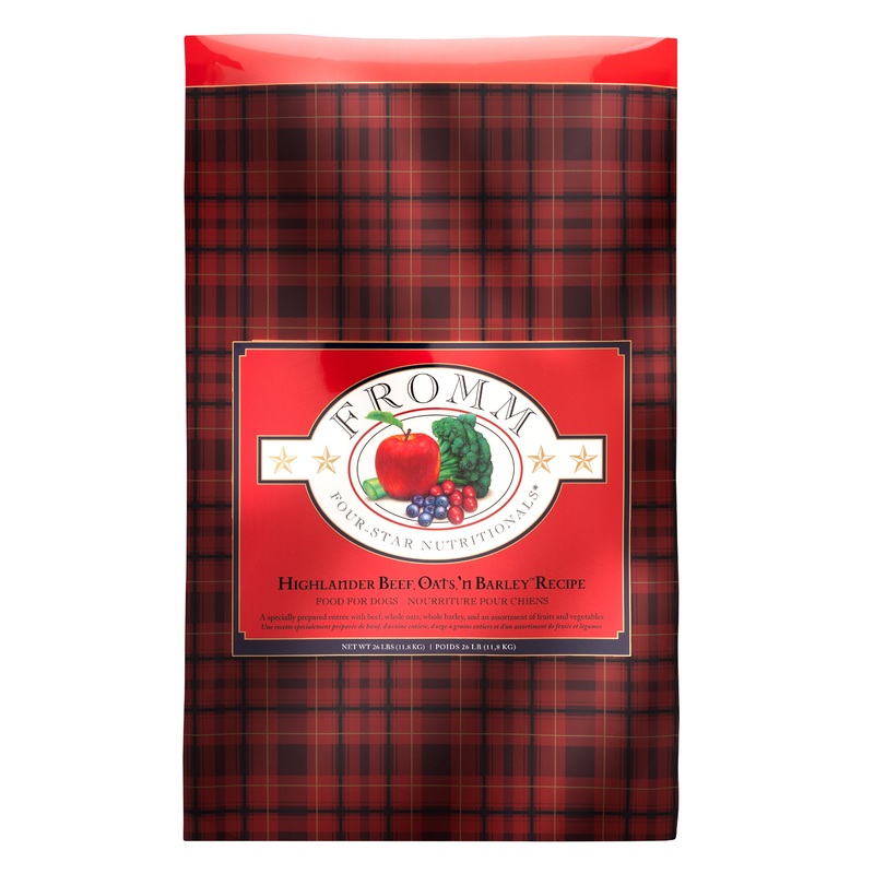 Fromm Four-Star Grain Inclusive Highlander Beef, Oats 'n Barley Dry Dog Food