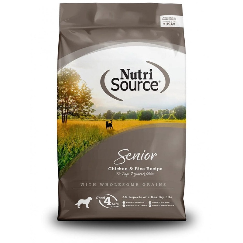 NutriSource Senior Chicken & Rice Dry Dog Food