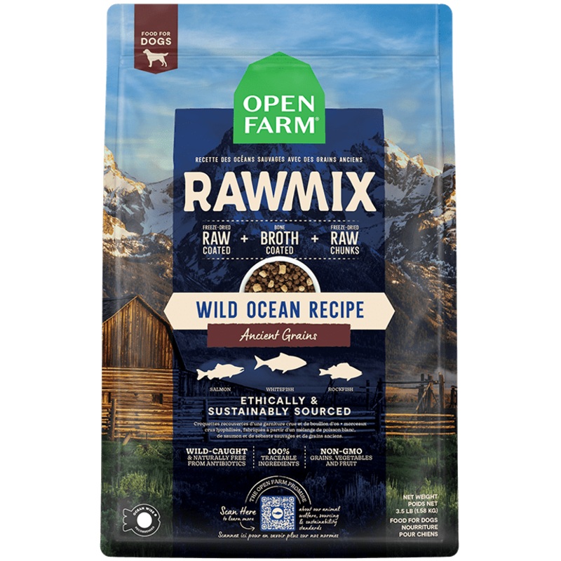 Open Farm Ancient Grains RawMix Wild Ocean Recipe Dog Food