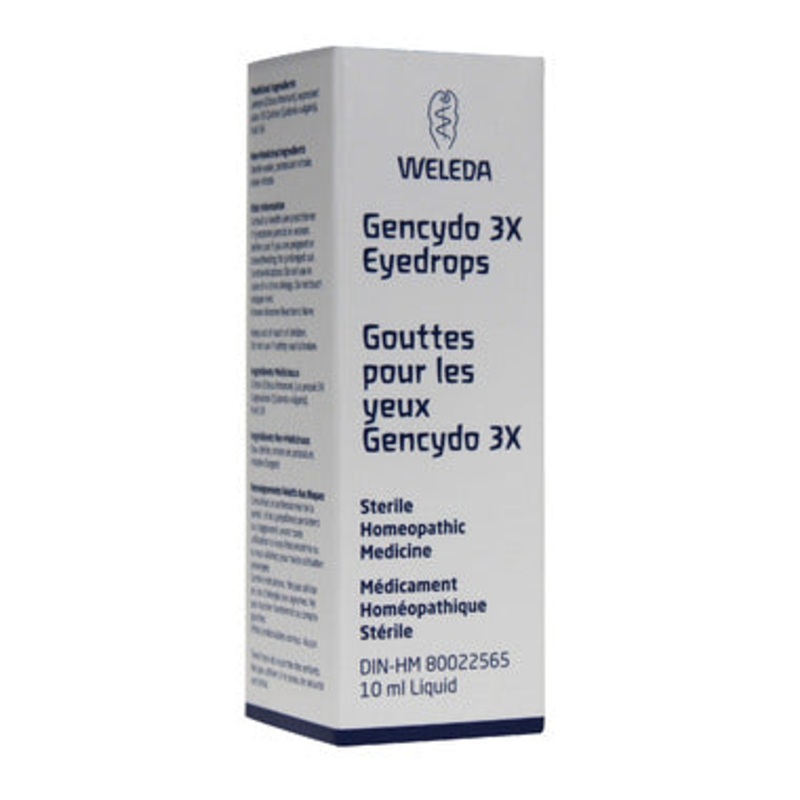 Weleda Gencydo 3X Eyedrops - 10ml