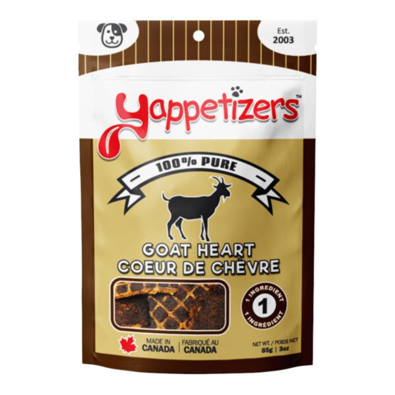 Yappetizers Goat Heart Treats