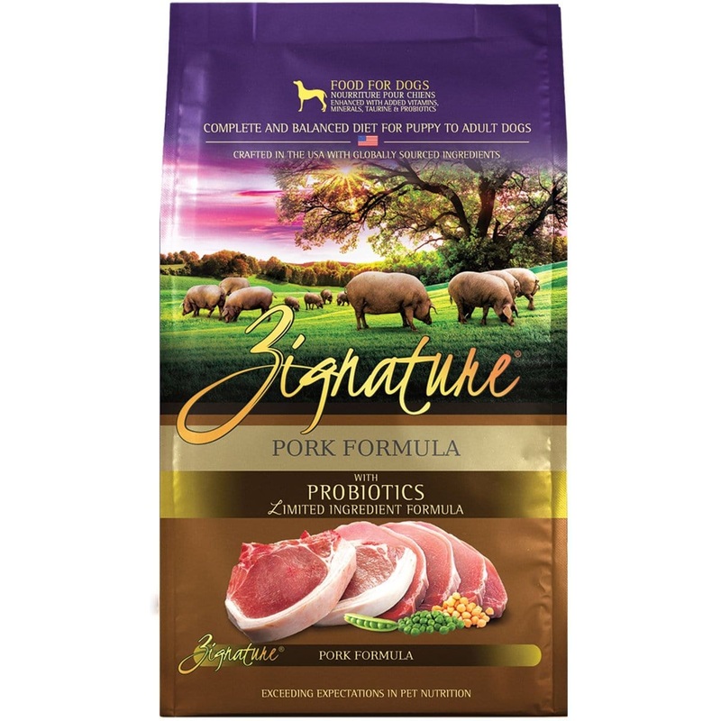 Zignature Limited Ingredient Formula Grain Free Pork Dry Dog Food
