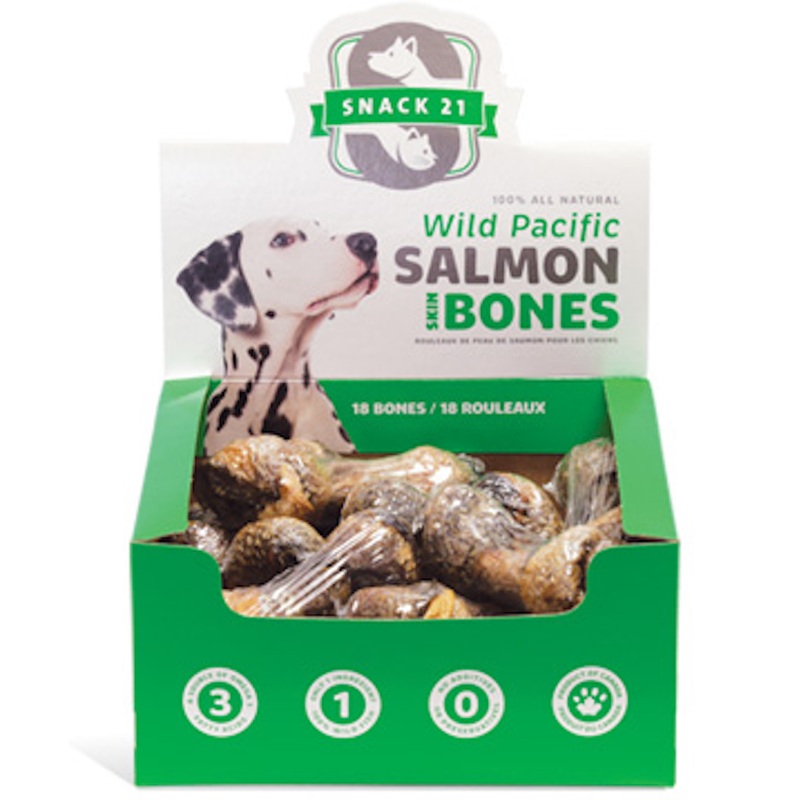 Snack21 - Wild Pacific Salmon Skin Bone Treats