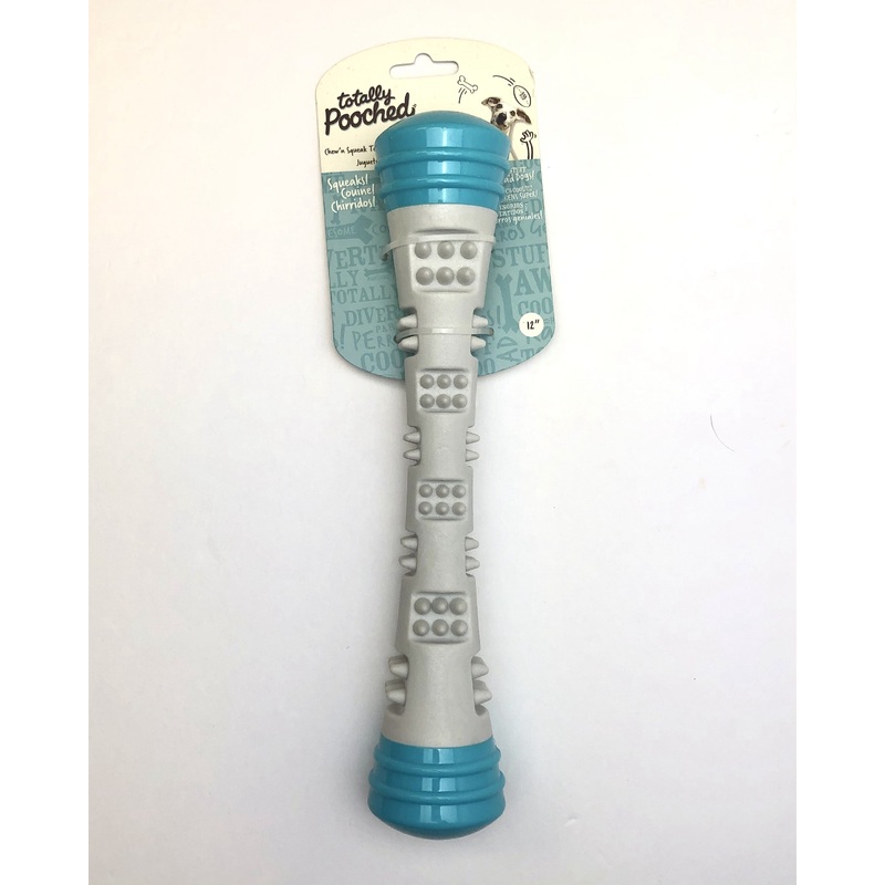 Totally Pooched - Catch Squeak Stick 12" Toy