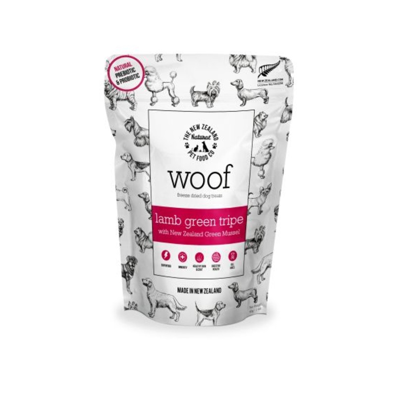 NZPF Woof Lamb Green Tripe 50g