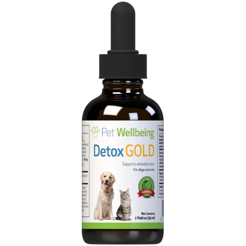 Pet Wellbeing - Detox Gold for Dogs - 2oz