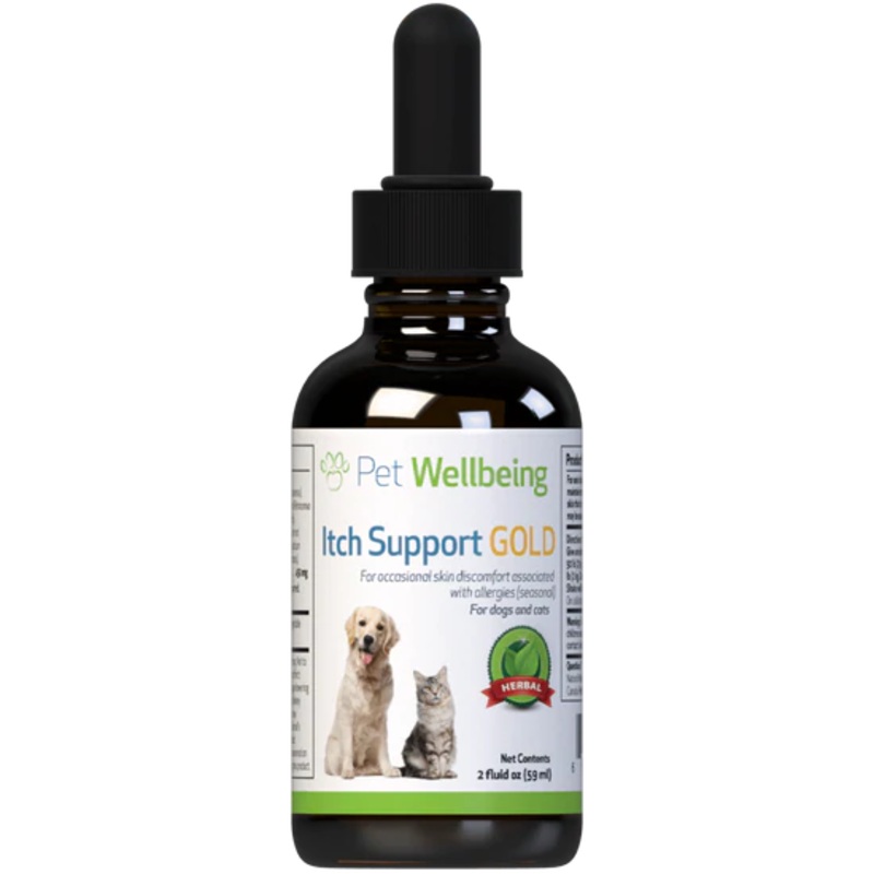 Pet Wellbeing - Itch Support Gold (Dogs) - 2oz.