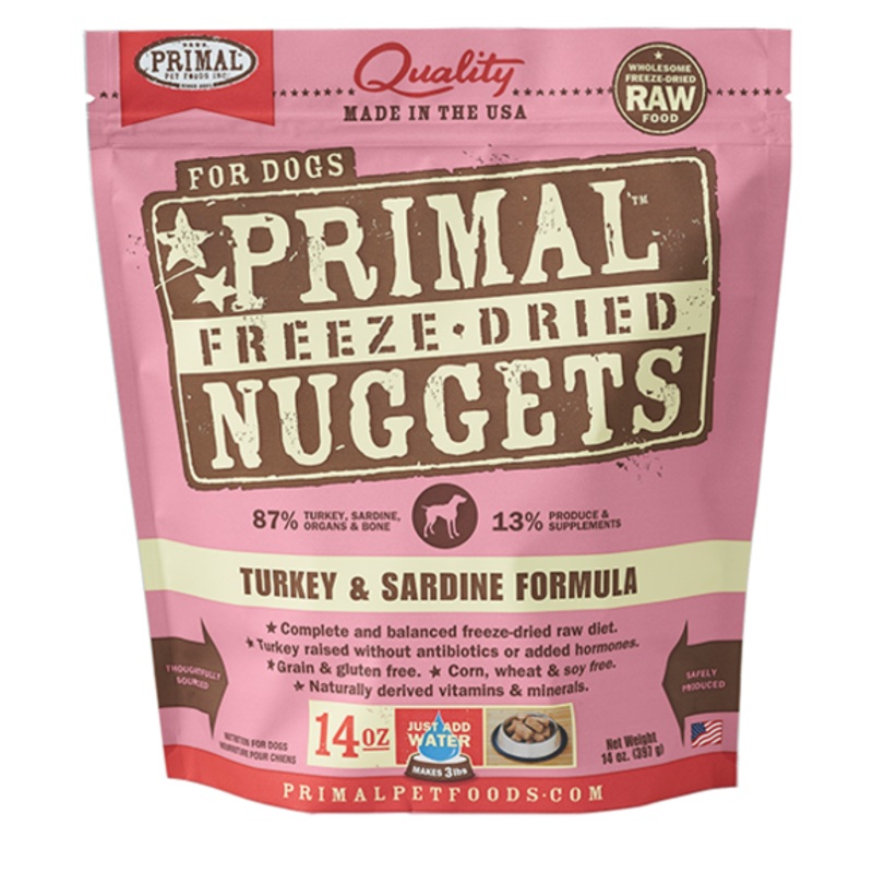 Primal Freeze Dried - Turkey & Sardine