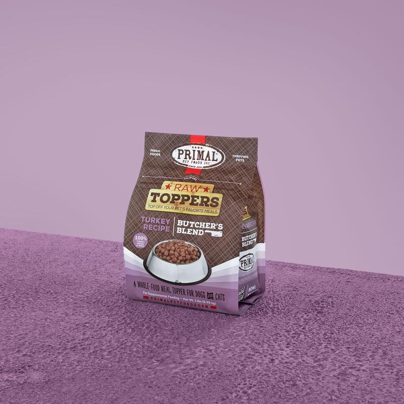 Primal Frozen - Turkey Butchers Blend Topper 2lb
