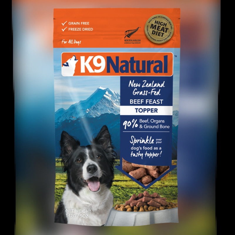 K9 NATURAL TOPPER - BEEF FEAST