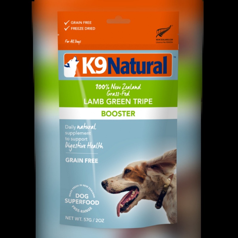 K9 NATURAL TOPPER - LAMB GREEN TRIPE