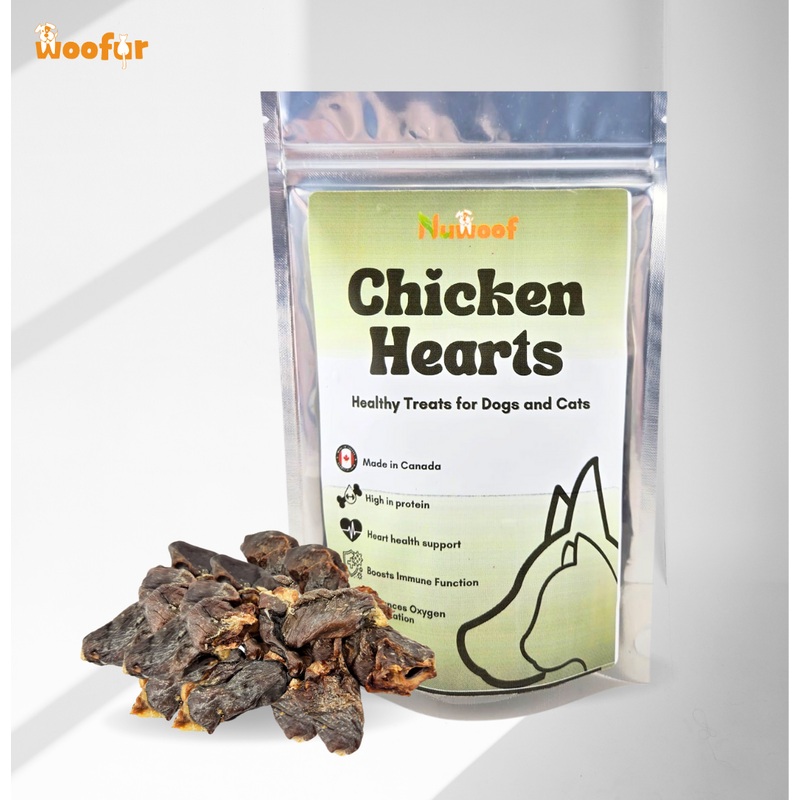 NuWoof - Chicken Hearts - 60g