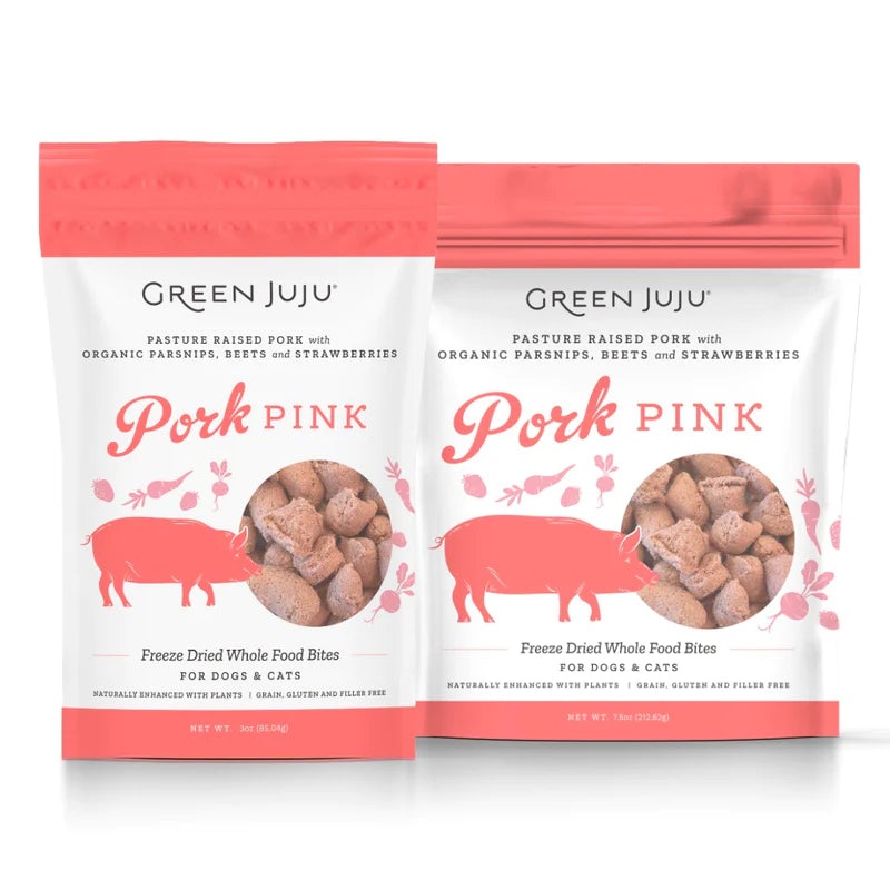 Green Juju - Freeze Dried  Pork Pink 85g