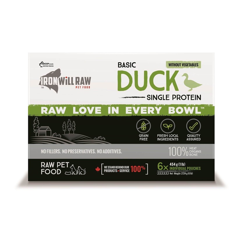 IRON WILL RAW - BASIC DUCK - 6LB