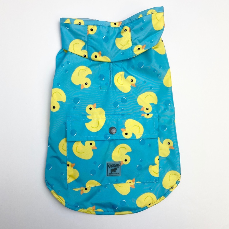 Canada Pooch - Rain Jacket (Rubber Ducks)