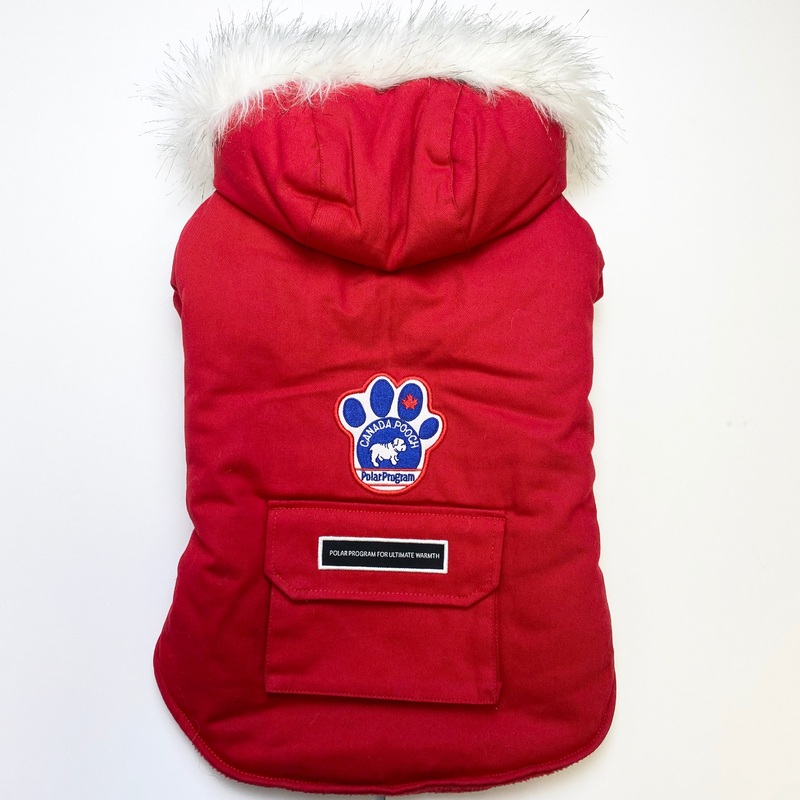Canada Pooch - Winter Wilderness Parka (Red)
