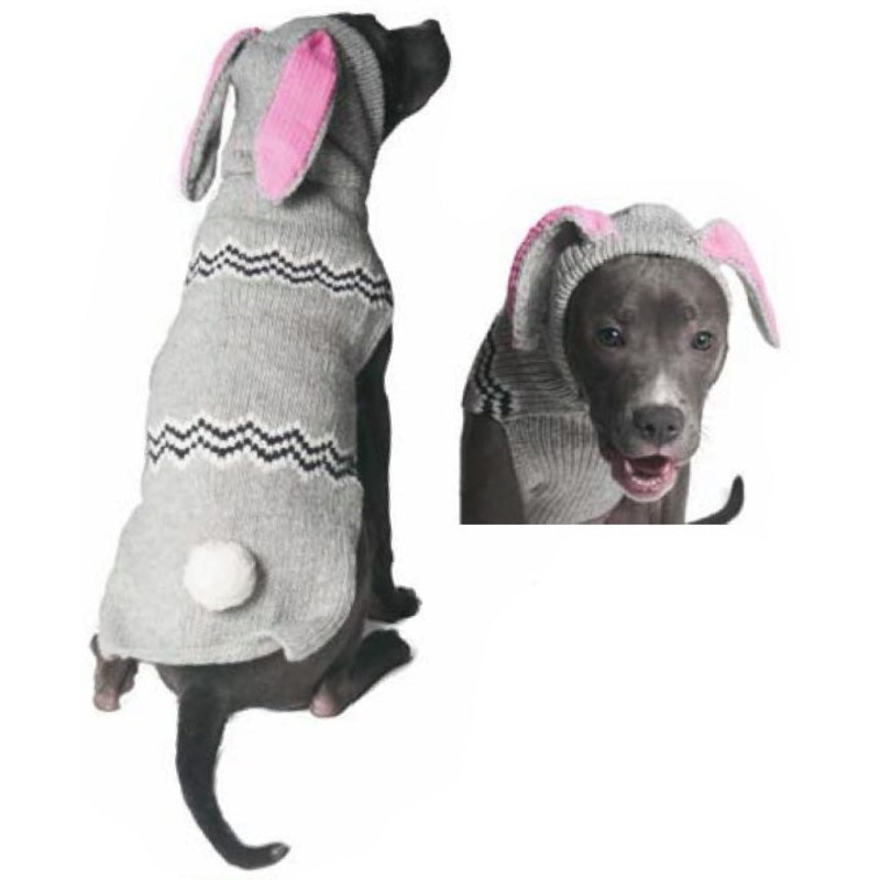 Chilly Dog - Bunny Hoodie Dog Sweater