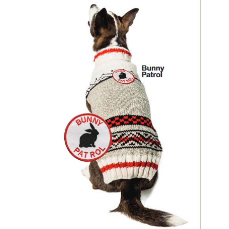 Chilly Dog - Bunny Patrol Wool Dog Sweater