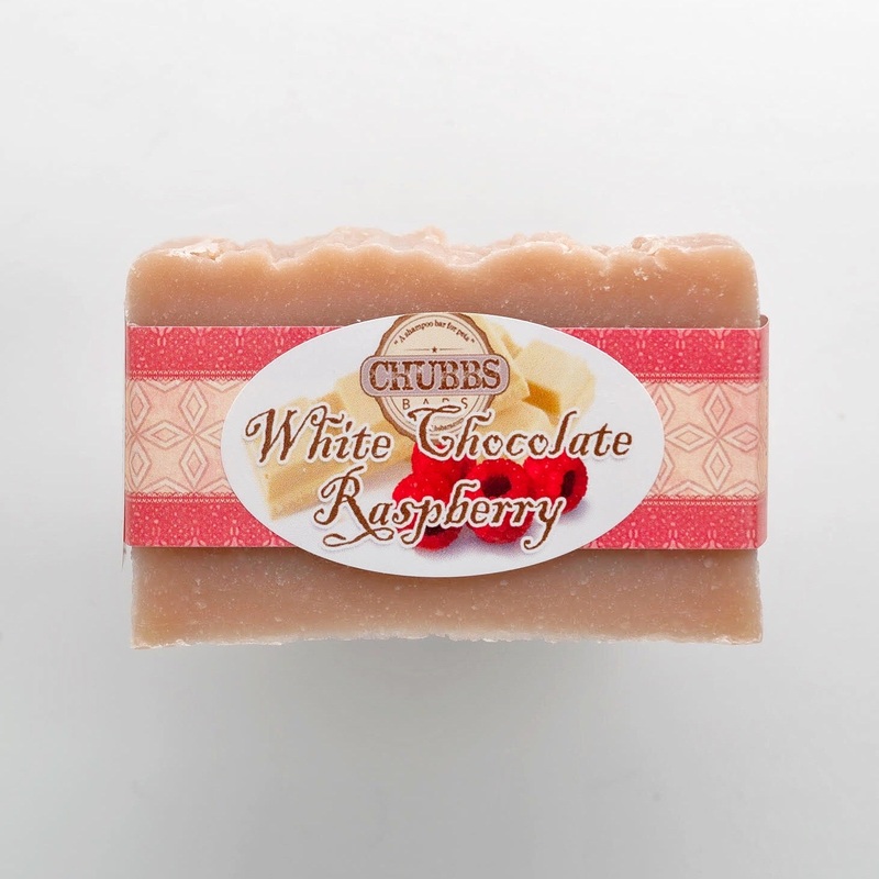 Chubbs Single Bar - White Chocolate Raspberry