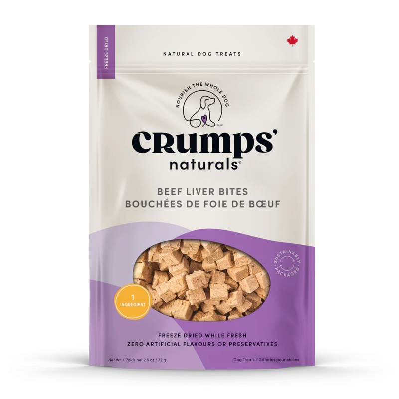 Crumps' Naturals Treats - Beef Liver Bites