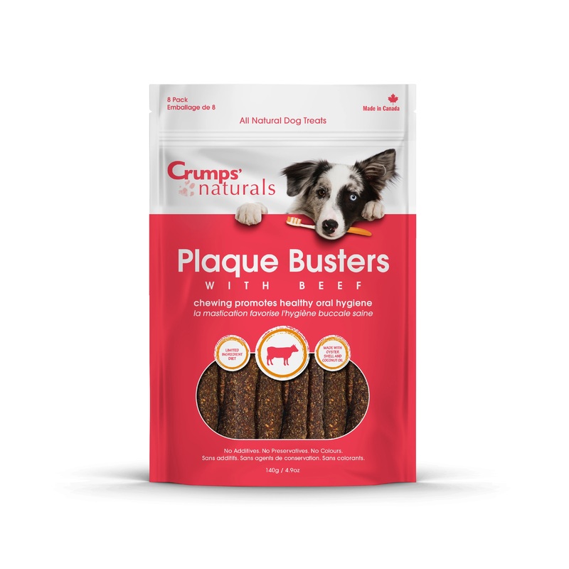 Crumps' Naturals Treats - Plaque Busters with Beef