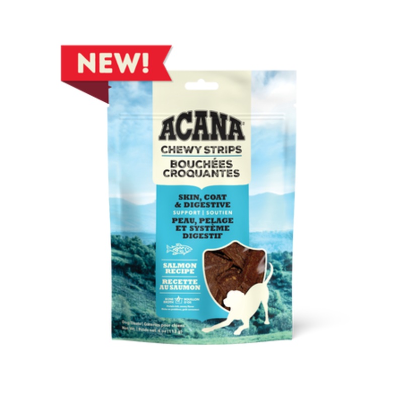 Acana Chewy Strips - Skin, Coat & Digestive Salmon 113g