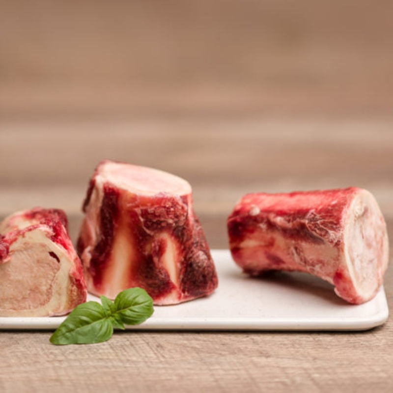 BCR - BEEF MARROW RAW BONE - Med 2lbs