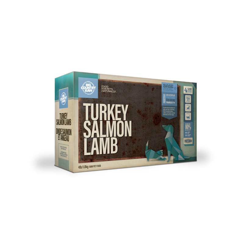 BCR - TURKEY SALMON LAMB - 4LB
