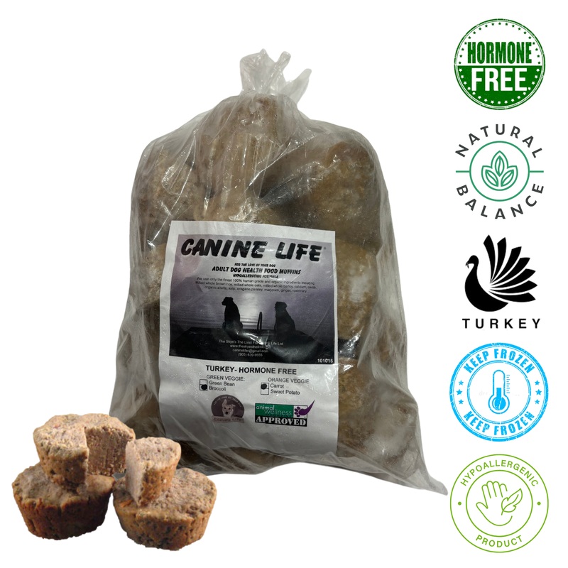 Canine Life - Dog Muffins - Turkey