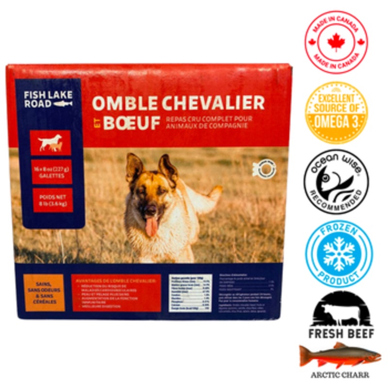 Fish Lake Road - Complete Raw Meal Arctic Charr & Beef - 8 lb