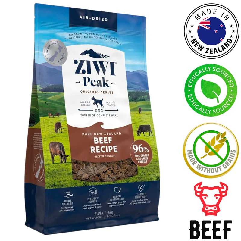 ZIWI - Beef Air Dried Dog Food - 4 Kg
