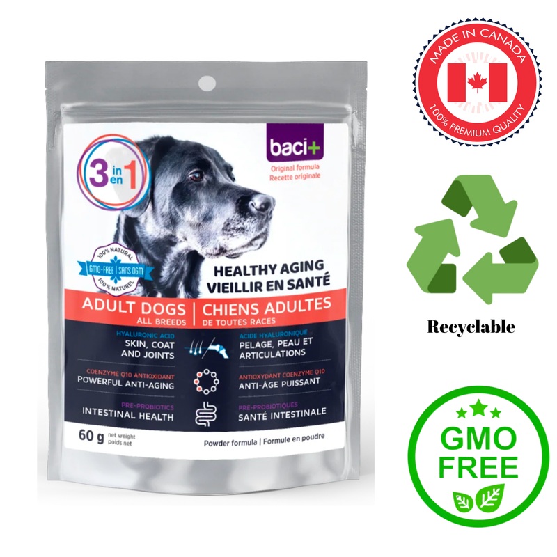 Baci+ - 3-in-1 Healthy Aging for Adult Dogs - 60 Grams