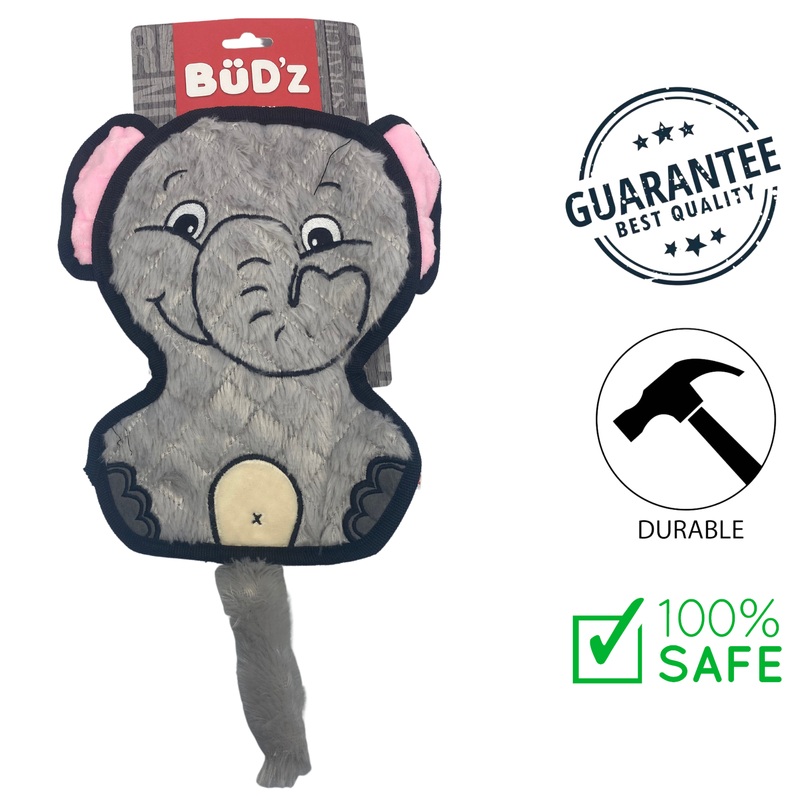 BuD'z - Crinkle Dog Toy Mommy Elephant
