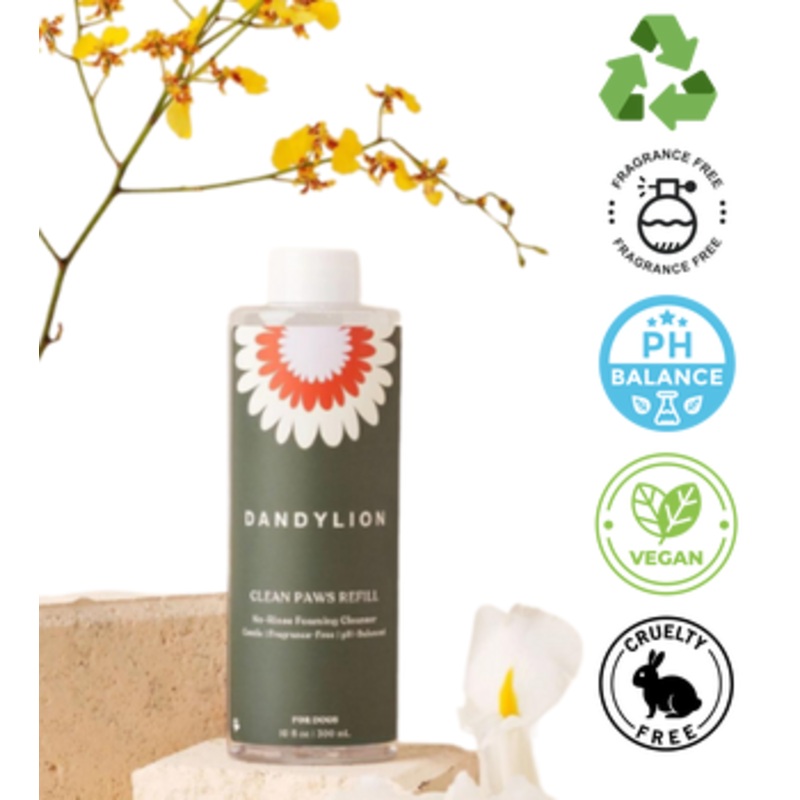 Dandylion Refill - Clean Paws No-Rinse Foaming Cleanser - 300 mL