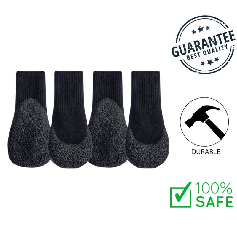 Gooeez - All Season/Terrain Dog Boots (4-Pack) Black - Small