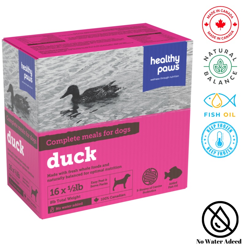 Healthy Paws - Canine Complete Dinner Duck - 0.5 lb