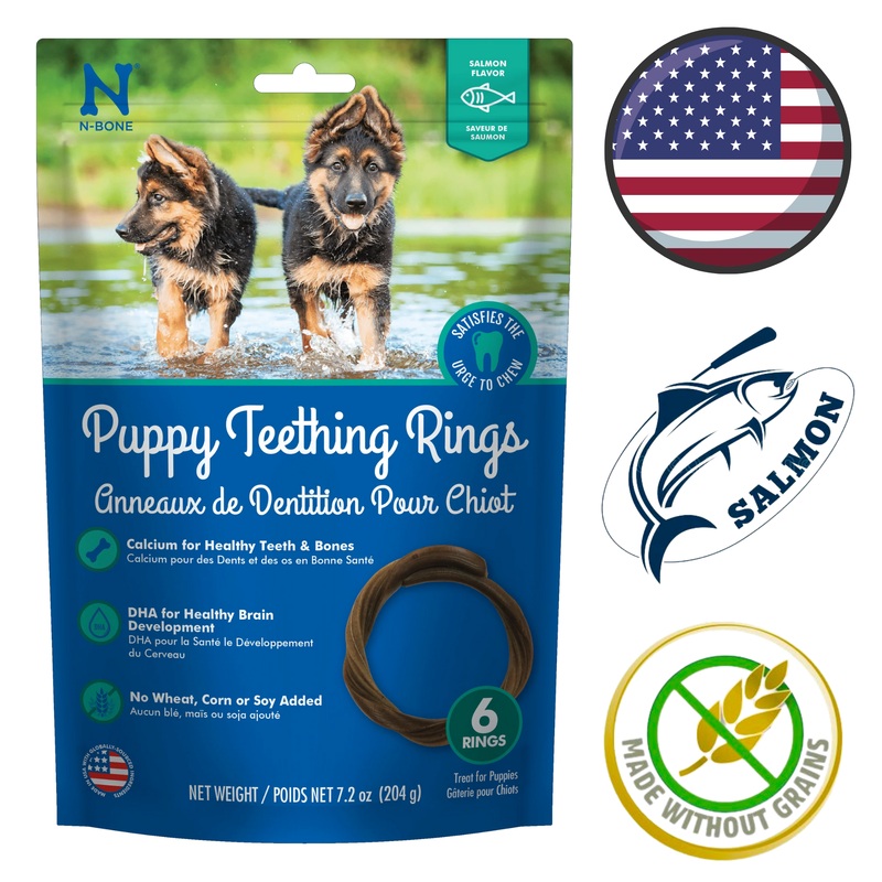 NPIC - Puppy Salmon Flavour Teething Rings - 7.02 Oz