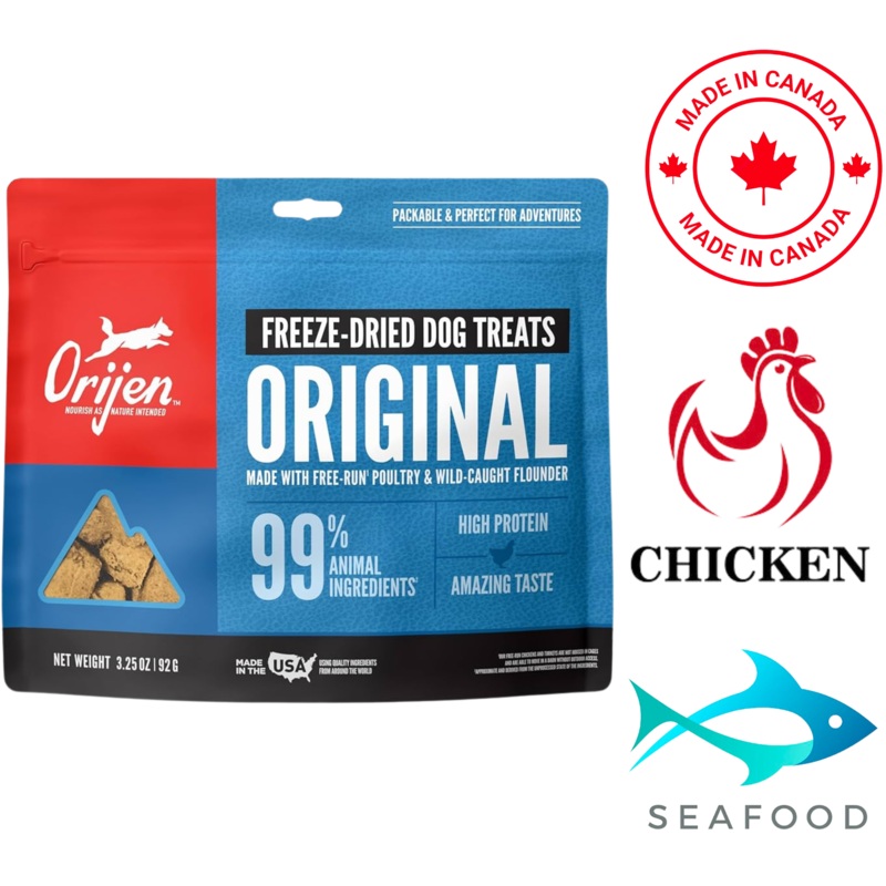 Orijen - Original Freeze Dried Dog Treats - 92 Grams