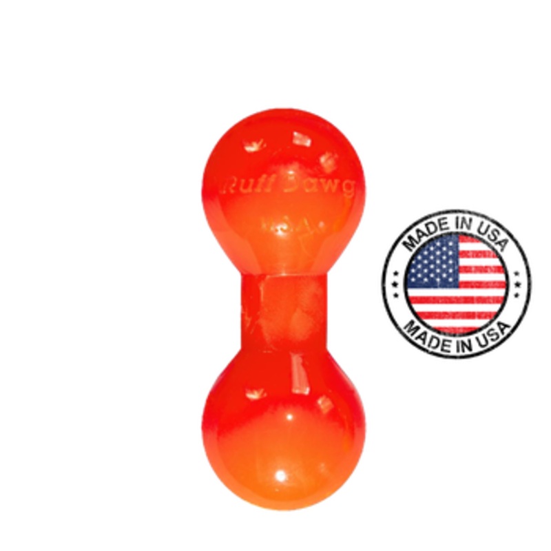 Ruff Dawg - Indestructible Barbell Dog Toy