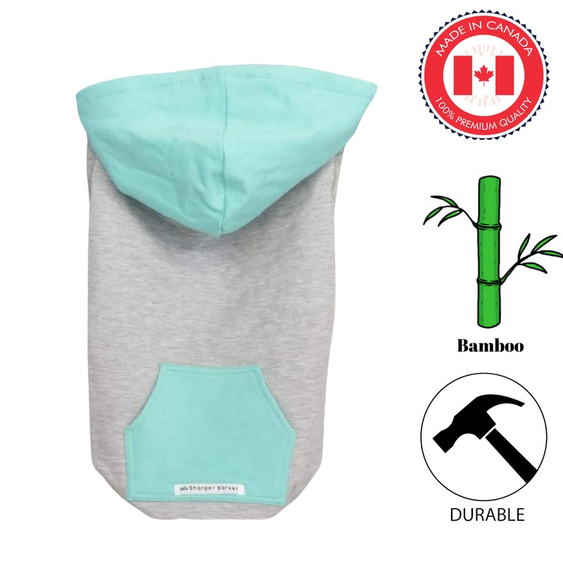 Sharper Barker - Bamboo Fleece Hoodie - Skye - Size 1-6