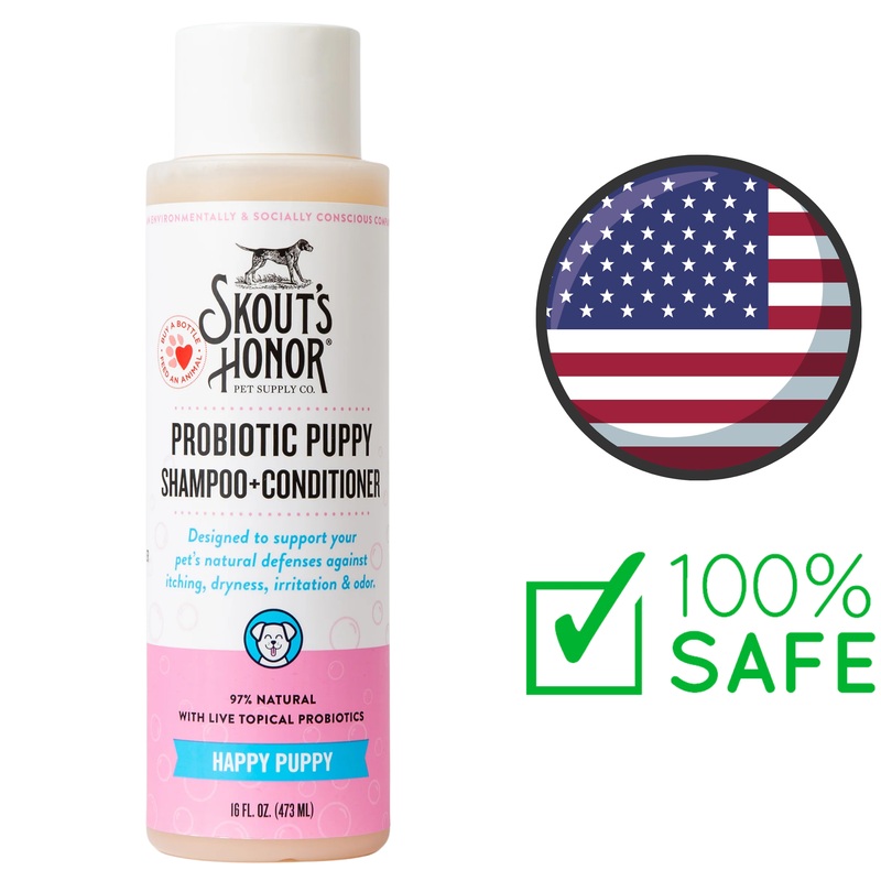 Skout's Honour - Probiotic Puppy Shampoo + Conditioner - 16 Oz