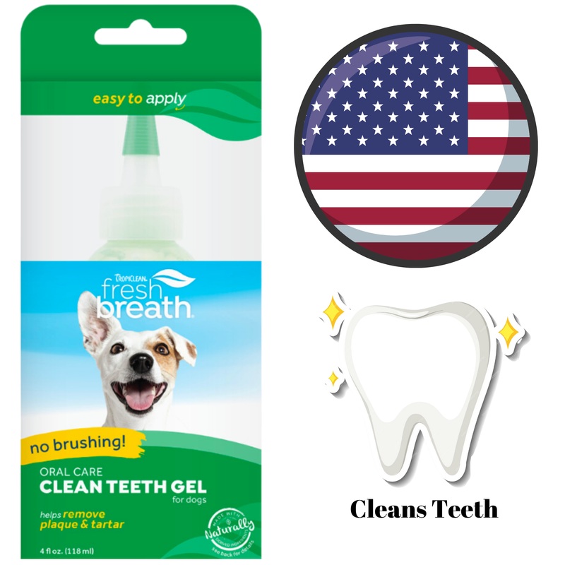 TropiClean - Teeth Oral Care Gel For Dogs - 4 Oz