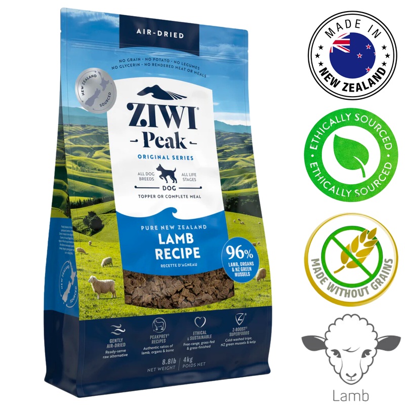 ZIWI - Lamb Air Dried Dog Food - 4 Kg